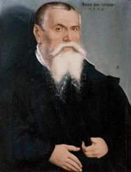 Italien :  Ritratto di Lucas Cranach il Vecchio Portrait de Lucas Cranach l