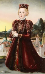 Portrait de la princesse Agnes Gräfin von Barby