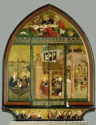 Autel de la Madeleine (tempera sur parchemin)