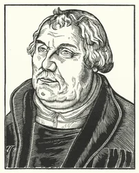 Portrait du réformateur protestant allemand Martin Luther dans sa vieillesse