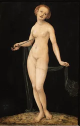Lucrèce, noble romaine et épouse de Tarquinius Collatinus (tempera sur bois)