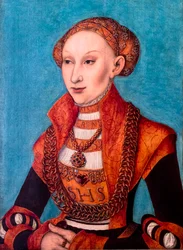 Portrait of Sybille de Clèves, circa 1535 (painting)