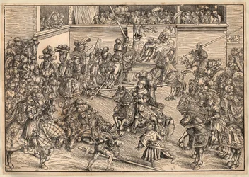 Tournoi - Cranach, Lucas, l