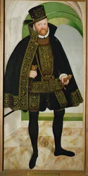 Auguste de Saxe (huile sur toile)