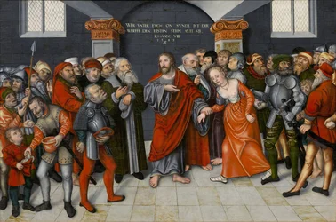 Christ et la femme adultère