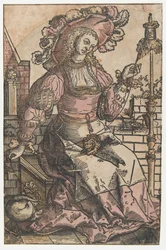 Femme filant