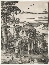 Abraham allant sacrifier Isaac, 1517-1519