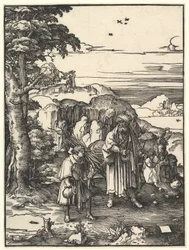 Abraham allant sacrifier Isaac, 1517-19