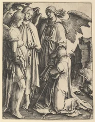 Abraham et les trois anges, vers 1513
