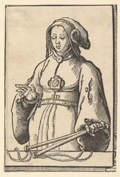 Sibylle Agrippine, de la série des Sibylles, vers 1530