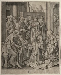 Esther devant Assuérus, 1518