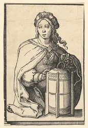 Sibylle persane, de la série des Sibylles, ca. 1530