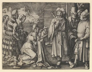 La femme de Potiphar accuse Joseph, 1512