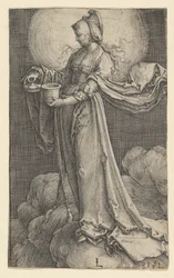 Sainte Marie-Madeleine sur les nuages, 1518