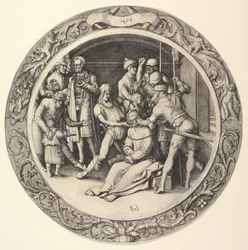 La moquerie du Christ, de la Passion circulaire, 1509