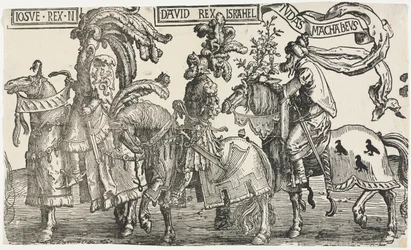 Les Neuf Héros: Josué, David, Judas Maccabée, 1515-1517