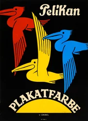 Affiche du pélican, 1920-1925