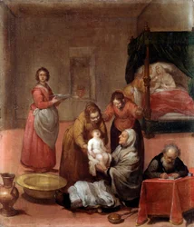 La Naissance de Jean-Baptiste (détail)
