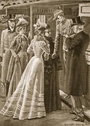 De retour de la guerre : un C.I.V. rapatrié, illustration de 
