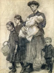 Tristesse et misère parmi les pauvres d