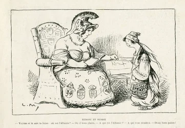 Illustration dans Le Rire, 01/11/13 - Europe et Serbie - Guerre de 14-18