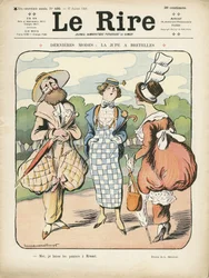 Illustration dans Le Rire, 27/07/12 - Dernière mode (gravure)