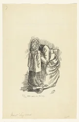 Femme pleurant (Mait