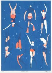 Piscine, 2016 (sérigraphie)