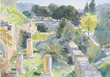 Colonnes romaines, Vieille Jérusalem