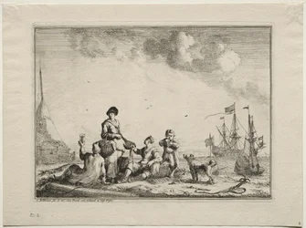 Vendeur de poissons, 1701
