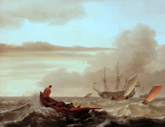 L.Backhuysen, Mer agitée