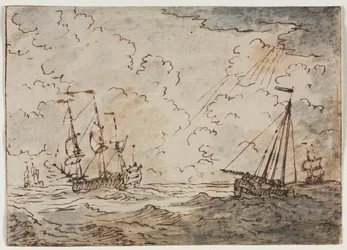 Navires en mer