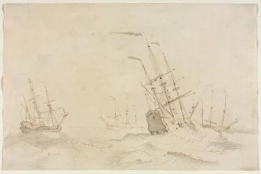 Navires, seconde moitié du 17ème siècle