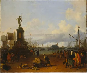 Vue du port d