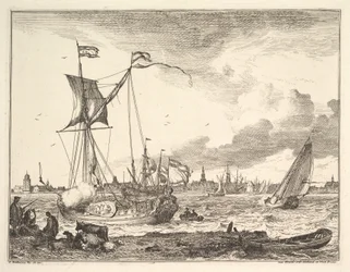 Scène de port