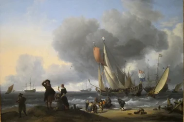 Hollandais embarquant sur un yacht