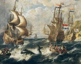 La peche a la baleine (detail)