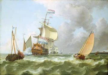 Le navire de guerre 