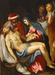 Pieta, Déploration (peinture sur toile)