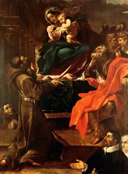 Sainte Famille avec Saint François et donateurs