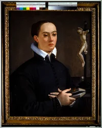 Dame avec crucifix