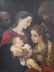La Sainte Famille avec les saints François et Catherine d