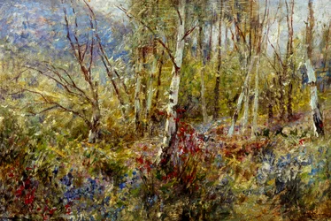 Forêt, par Ludovico Cavaleri (1867-1942)