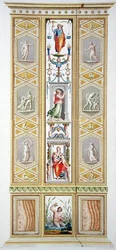 Panneau de la Loggia de Raphaël au Vatican, de 