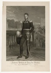 Frédéric-Guillaume III sur la place de la Concorde