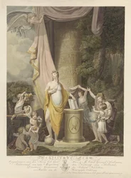 Allégorie du XVIIIe siècle passé