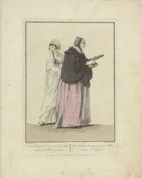 Mère et fille en route pour l