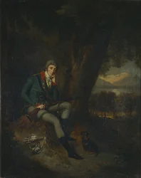 Portrait du comte Nikita Petrovich Panin 1770-1837 en tenue de chasse