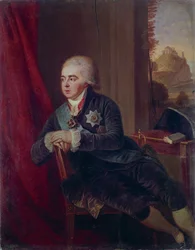 Portrait du vice-chancelier Prince Alexandre Kourakine 1752-1818, 1801