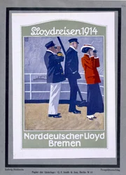 Affiche montrant le pont d